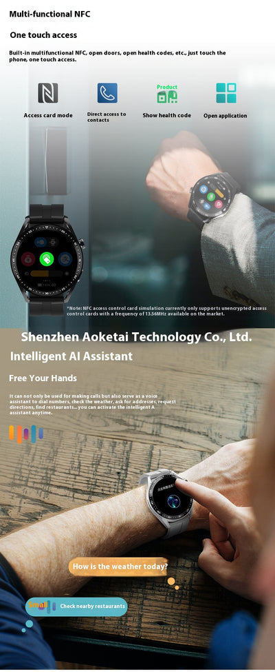 Reloj Inteligente con Carga Inalámbrica, Pagos Offline y Asistente de Voz - Image 11