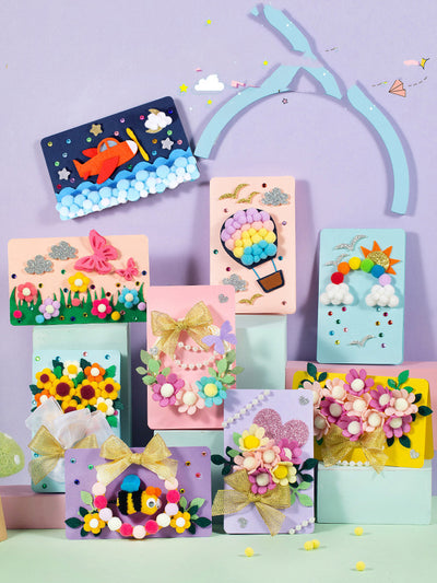Kit de Tarjetas de Cumpleaños Personalizadas DIY con Material No Tejido - Image 10
