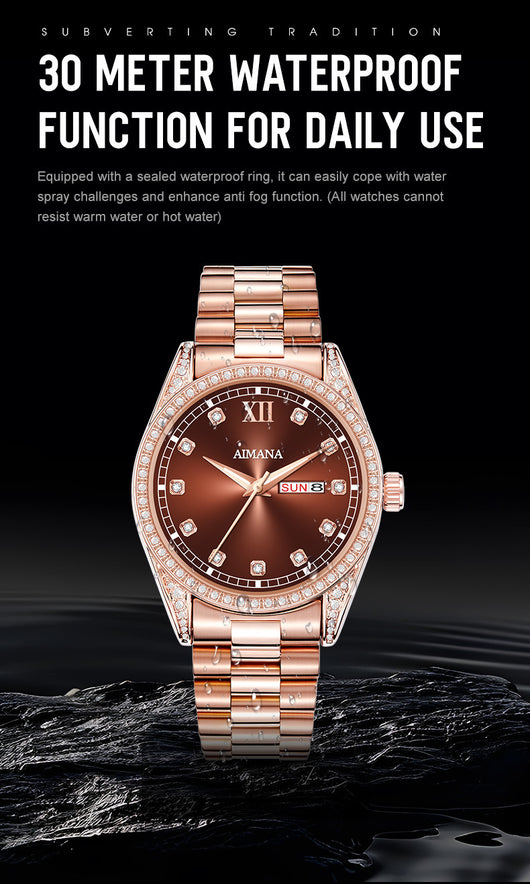 Reloj de Mujer Diamond Disc Cuarzo Serie Log - Image 20