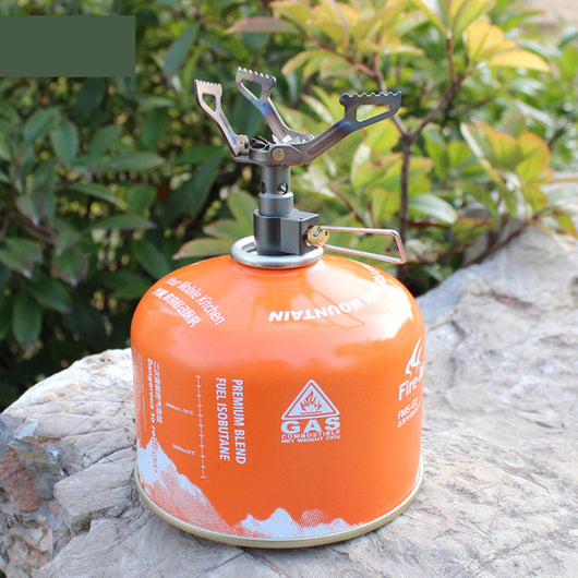 Estufa Portátil de Titanio para Camping - Quemador de Gas Ultraligero - Image 6
