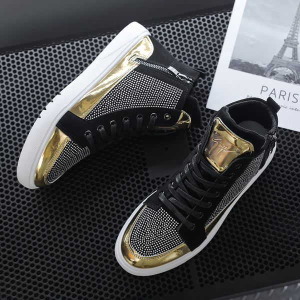 Zapatillas Altas de Skate Estilo Europeo para Otoño e Invierno