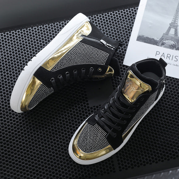 Zapatillas Altas de Skate Estilo Europeo para Otoño e Invierno