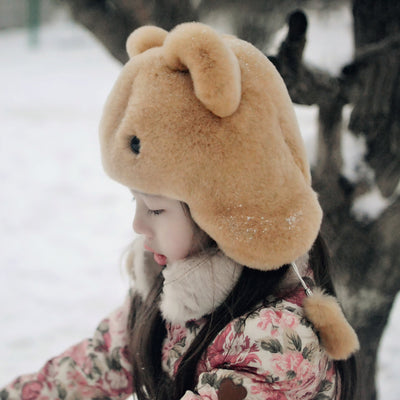 Gorro Infantil de Piel de Conejo Rex - Diseño Fashionable y Adorable - Image 13