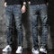 Pantalones Vaqueros Acolchados Retro Americano Premium
