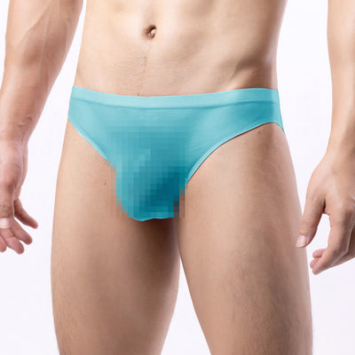 Calzoncillos Transparentes Cintura Baja Seda de Hielo para Hombre - Image 4