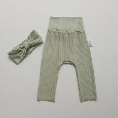 Leggings de Cintura Alta para Niñas - Colores Sólidos - Image 21