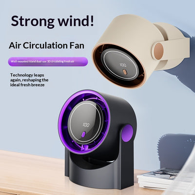Ventilador de Escritorio con Pantalla Digital y Batería Recargable - Image 7