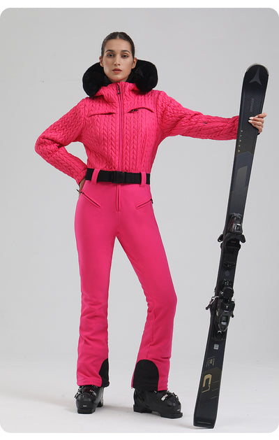 Traje de Esquí Térmico Impermeable para Mujer - Protección Total en Montaña - Image 20