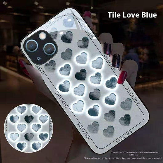 Funda de Celular con Diseño de Corazón Luminoso para Parejas - Image 8