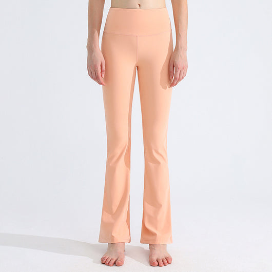 Pantalones Yoga Deportivos Antibacterianos Efecto Piel Desnuda con Campana - Image 8