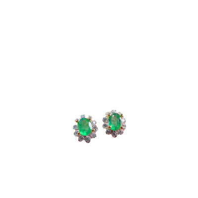 Aretes de Plata con Esmeralda Natural - Image 6