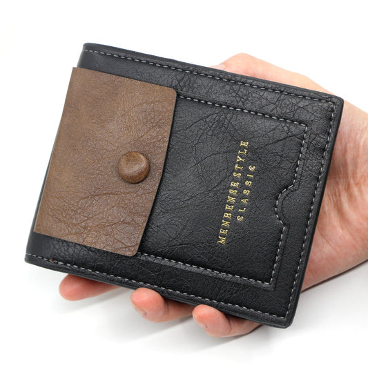 Billetera Retro para Hombre con Gran Capacidad y Múltiples Compartimentos - Image 2