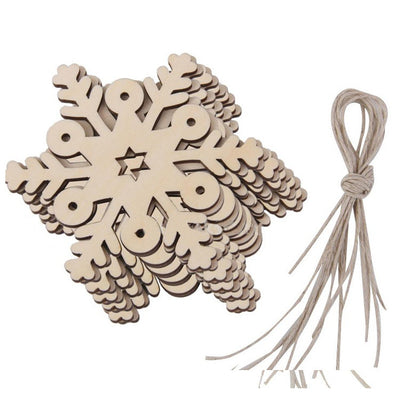 Adorno Navideño Copo de Nieve Estrella de Seis Puntas - Image 9