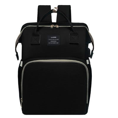 Mochila Maternal Multifuncional con Red Antimosquitos, Capacidad Grande y Cuna Plegable - Image 35
