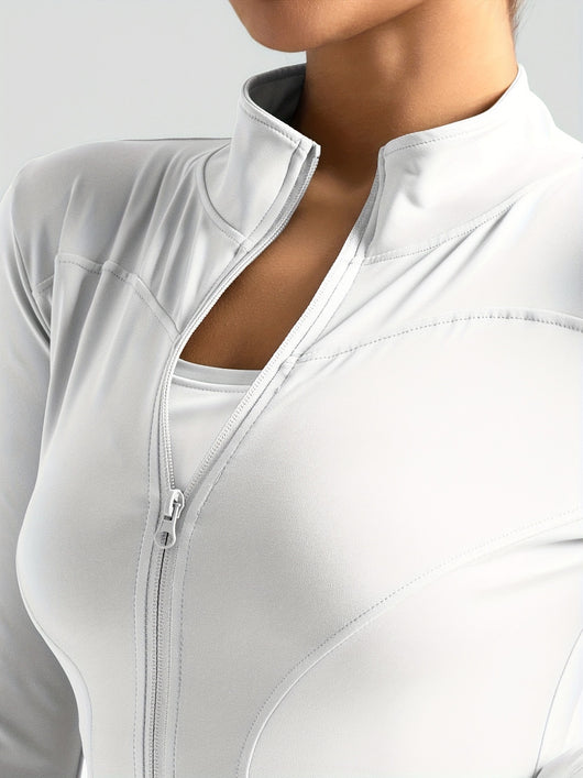 Chaqueta Deportiva Ajustada de Alta Elasticidad Transpirable Slim Fit - Image 21