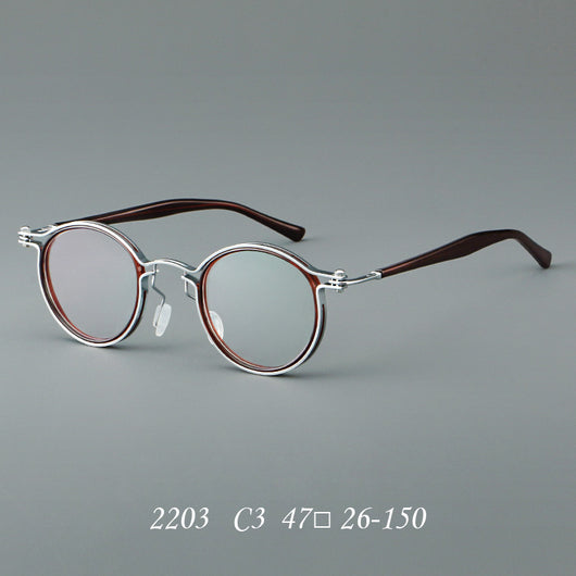 Gafas Retro Versátiles con Montura de Metal TR - Image 7