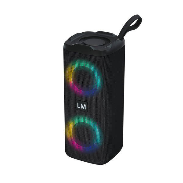 Parlante Dual Bluetooth con Efectos de Luz LED y Entrada USB - Image 3