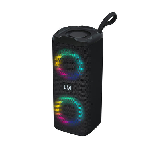 Parlante Dual Bluetooth con Efectos de Luz LED y Entrada USB - Image 3