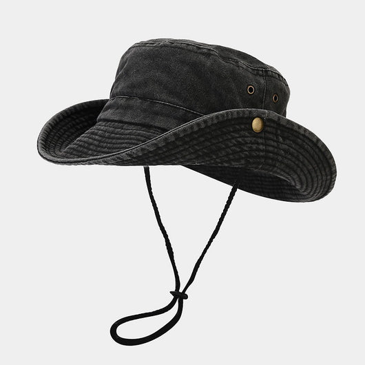 Gorra de Pesca Vintage con Ala Ancha y Detalles Patchwork - Estilo Primavera Verano - Image 6