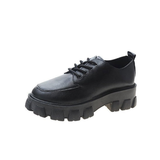 Zapatos de Cuero PU con Cordones, Punta Redonda y Boca Profunda - Image 10