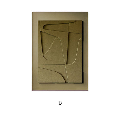 Cuadro Abstracto Geométrico 3D en Tonos Nórdicos - Image 16