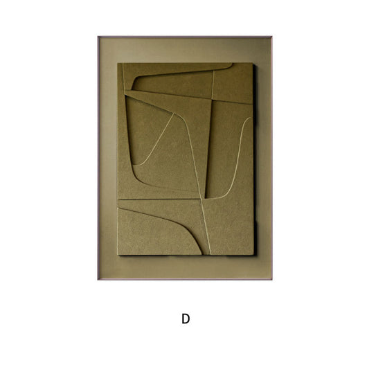Cuadro Abstracto Geométrico 3D en Tonos Nórdicos - Image 16