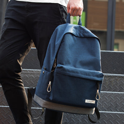 Mochila de Viaje Casual Coreana de Lona para Hombre - Image 7