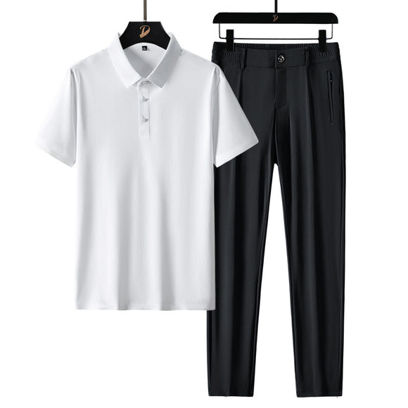 Traje Business Casual para Hombre en Tela Ice-Silk