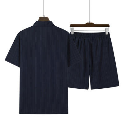 Conjunto de Playa Hombre: Camisa Suelta y Pantalones Cortos - Image 25