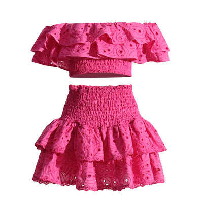 Blusa Corta de Madera Estilo Francés con Temperamento - Image 22