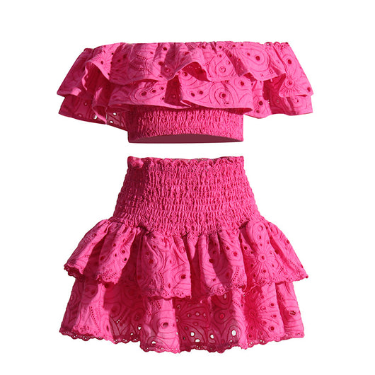 Blusa Corta de Madera Estilo Francés con Temperamento - Image 22