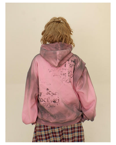 Sudadera Falsa Dos Piezas con Capucha para Mujer - Corte Holgado - Image 18