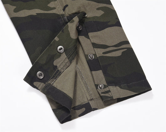 Pantalones Cargo Tácticos Camuflaje Multi-bolsillos para Hombre - Image 9