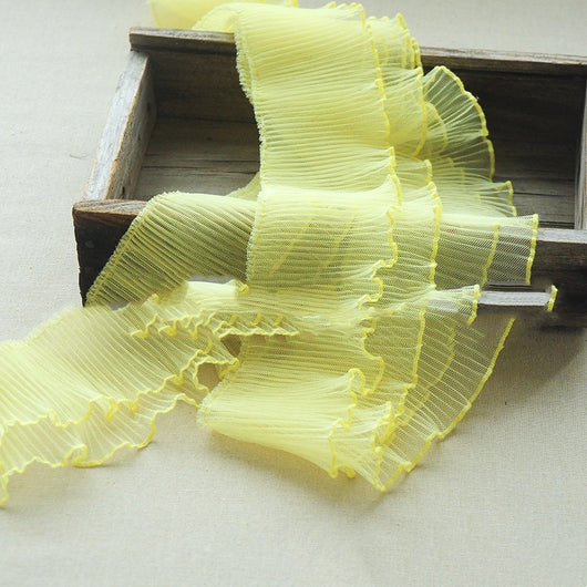 Cinta de Encaje Plisado 10CM - Accesorios de Moda Versátiles - Image 6