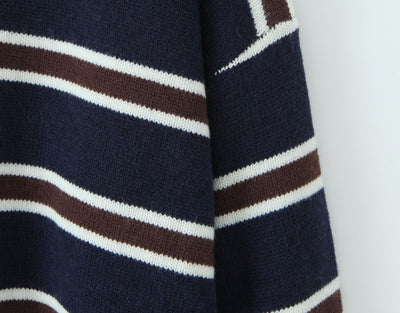 Suéter de Rayas Bicolor Casual para Mujer - Image 13
