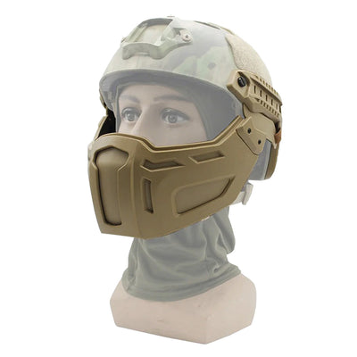 Casco Táctico Modular con Protección Facial Plegable - Image 4
