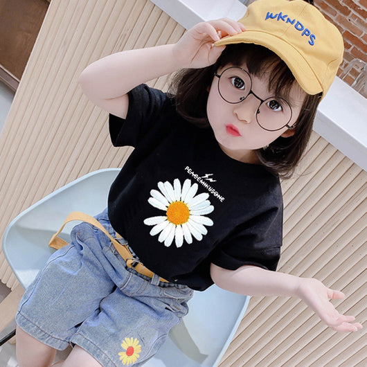 Playera de Algodón para Niñas con Manga Corta - Image 8