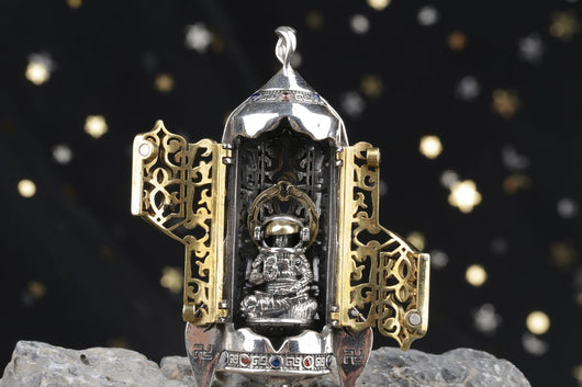 Collar Pendante Astronauta en Plata S925 - Image 12