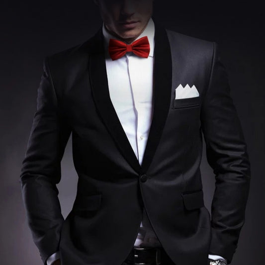 Corbatín Formal Elegante para Novio, Padrino y Eventos de Negocios