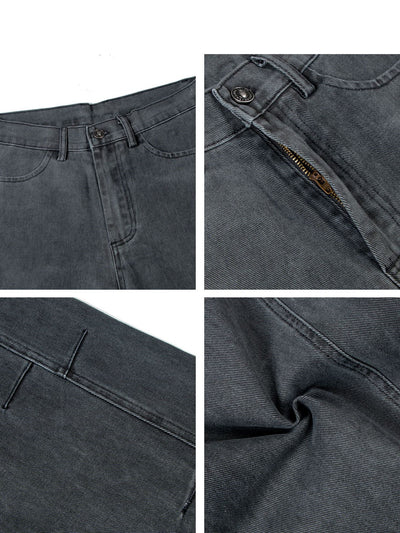 Pantalones Casuales Hombre Estilo Vintage Desgastado - Image 5