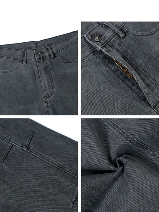 Pantalones Casuales Hombre Estilo Vintage Desgastado - Image 5