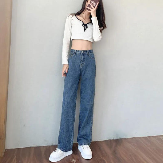 Pantalones Estilo Coreano Ajustados y Rectos Reductores - Image 9