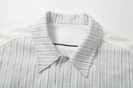 Camisa Manga Larga Hombre con Estampado de Letras Diseño Oversize - Image 7