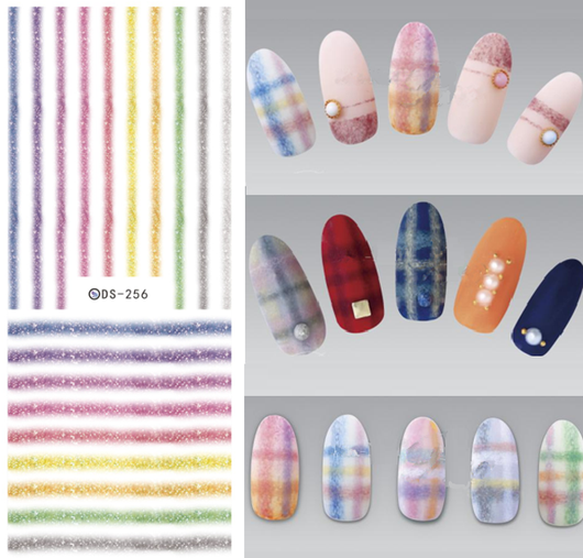 Kit Completo de Adhesivo para Uñas con Herramientas de Joyería y Stickers de Letras - Image 18