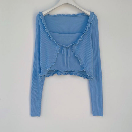 Cardigan Holgado Estilo Universitario para Mujer - Image 46