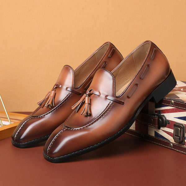 Zapatos de Cuero Transpirable Estilo Ejecutivo