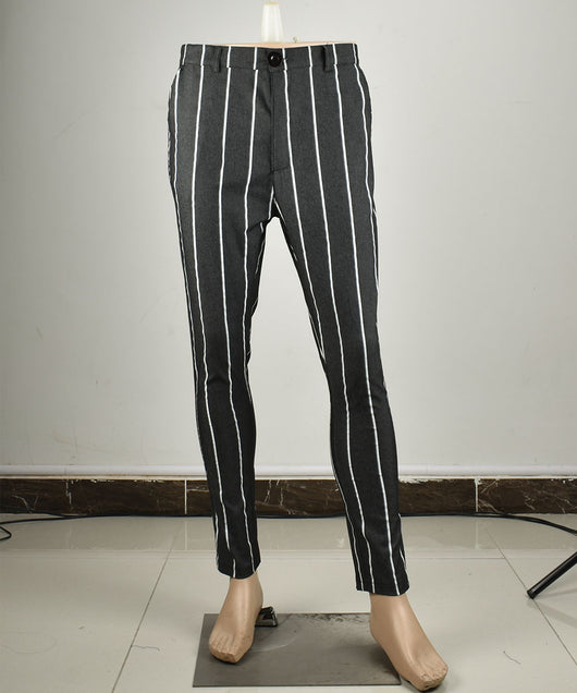 Pantalones Casuales a Rayas para Hombre - Image 14