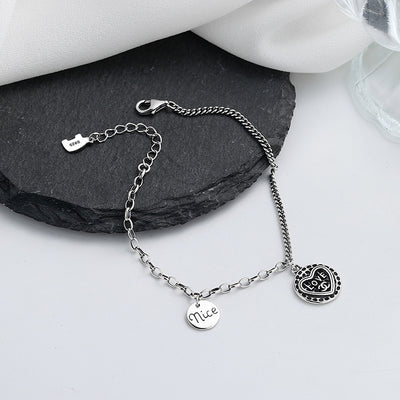 Pulsera Anillo de Plata Tailandesa Estilo Vintage Retro - Image 9