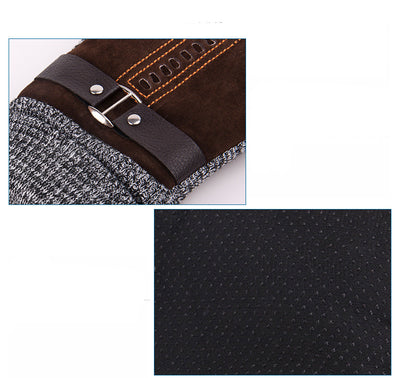 Guantes de Piel de Cerdo para Hombre - Invierno, Ciclismo y Ocio - Image 12