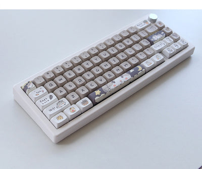 Keycaps Mecánicos Custard Cute - Compatible 68, 75, 98, 100 Teclas - Image 17